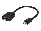 MCL Câble Mini DisplayPort male / DisplayPort Femelle 4K2K - 15cm