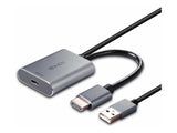 LINDY HDMI to USB Type C Converter with USB Power