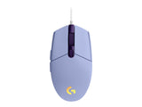LOGITECH Gaming Mouse G203 LIGHTSYNC Mouse optical 6 buttons wired USB lilac for Komplett Epic Gaming PC a125