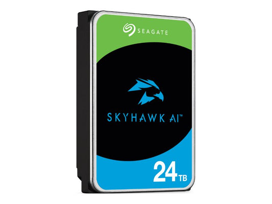 SEAGATE Surveillance Video Optimized AI Skyhawk 24To HDD SATA 6Gb/s 512Mo cache 3.5p CMR Helium