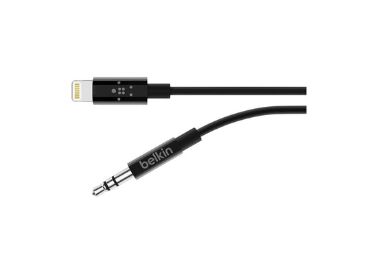BELKIN Câble audio 3.5 mm avec connecteur Lightning 90cm