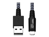 EATON TRIPPLITE Heavy-Duty USB-A to Lightning Sync/Charge Cable MFi Certified - M/M USB 2.0 3ft. 0.91m