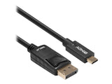 LINDY 10m USB Type C to DP Adapter Cable with HDR