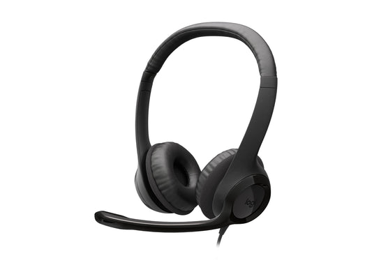 LOGITECH H390 USB-C Computer Headset Midnight Black