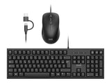 PORT DESIGNS pack keyboard + mouse BUDGET - WIRED - FR