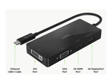 BELKIN Adaptateur USB-C vers HDMI DP DVI ou VGA