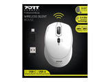 PORT DESIGNS Mouse Office Pro Silent Wireless - White