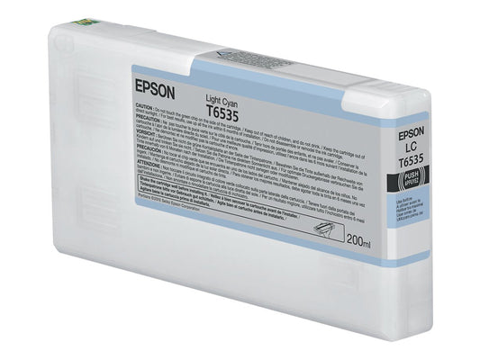 EPSON T6535 cartouche d encre cyan clair capacité standard 200ml