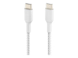 BELKIN BOOST CHARGE USB-C to USB-C Cable Braided 0.15m White