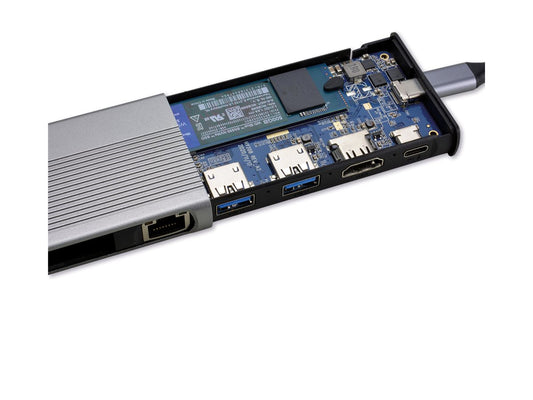 MCL 5 ports USB Type C docking station with SSD Card support