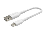 BELKIN BOOST CHARGE USB-A to USB-C Cable Braided 3M White