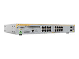 ALLIED Industrial managed PoE+ switch 16x 10/100/1000TX PoE+ ports and 2x 100/1000X SFP