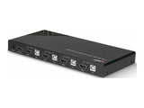 LINDY KVM Switch HDMI 18G USB 2.0 & Audio 4 Port