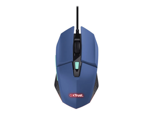 TRUST Souris gaming filaire FELOX rétroéclairée - Bleue