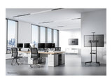 NEOMOUNTS FL50-550BL1 Support au sol mobile pour écran 37-70p - étagère multimédia et support caméra inclus