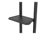 NEOMOUNTS FL50-550BL1 Support au sol mobile pour écran 37-70p - étagère multimédia et support caméra inclus