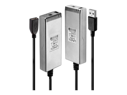 LINDY USB 2.0 MM Fibre Optic Extender 200m
