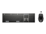 HP 725 Multi-Device Rechargeable Wireless Keyboard and Mouse Combo French SmartBuy