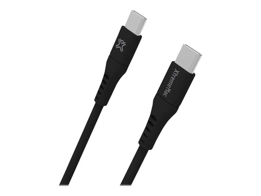 XTREMEMAC Câble USB Type C mâle / mâle - 1.5m Noir