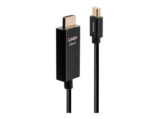 LINDY 2m Active Mini DisplayPort to HDMI Adapter Cable with HDR