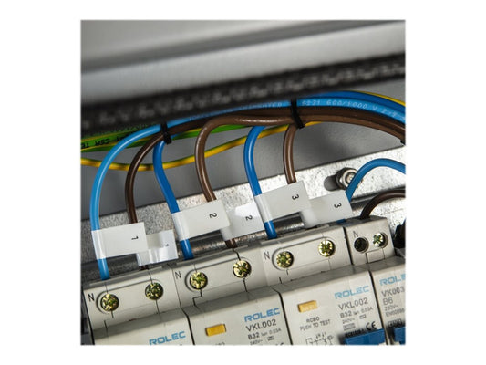 BROTHER P-TOUCH TZE-FX221 noir sur blanc 9mm