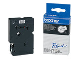 BROTHER P-TOUCH TC-291 noir sur blanc 9mm