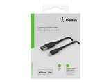 BELKIN BOOST CHARGE USB-A to Lightning Cable Braided 1M Black