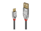 LINDY 3m USB 2.0 Type A/Micro-B Cable Cromo Line 480Mbit/s