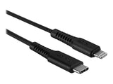 LINDY 3m Reinforced USB Type C to Lightn USB Typ C Male to Lightning Male