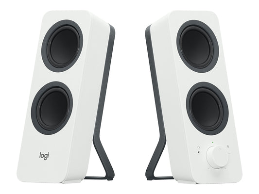LOGITECH Z207 Speakers for PC 2.0-channel wireless Bluetooth 5 Watt Total white