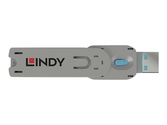 LINDY Clé pour bloqueur de port USB type A bleu