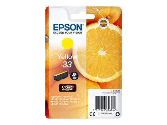 EPSON 3LB Cartouche Oranges Ink Claria Premium Yellow w/s