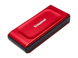 KINGSTON XS1000R 2To SSD Pocket-Sized USB 3.2 Gen 2 External Solid State Drive Red