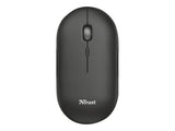 TRUST Souris sans fil PUCK Ultra-plate rechargeable - Noire