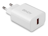 LINDY 18W Single Port USB Type A Charger