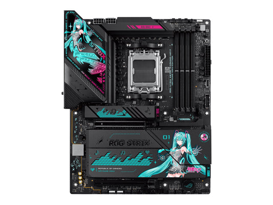 ASUS ROG Strix X870E-H Gaming WiFi 7 Hatsune Miku Edition AMD DDR5 ATX motherboard 1xHDMI 4xM.2 4xSATA