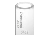 TRANSCEND 64Go Clé USB USB 3.1- Boîtier métallique