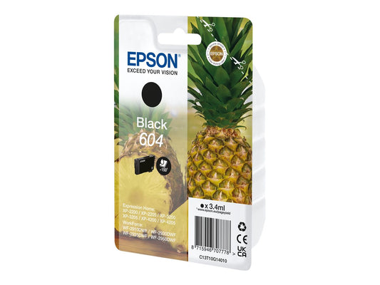 EPSON 4LB Singlepack Black 604 Ink