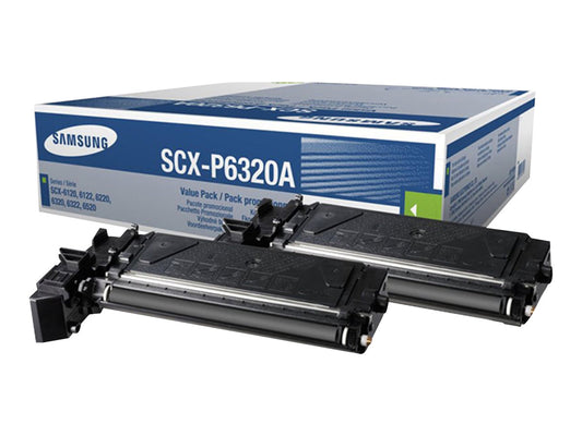 SAMSUNG SCX-P6320A/ELS 2-pack Black Toner Cartridge