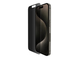 BELKIN ScreenForce Pro TemperedGlass Privacy AM Screen Protection for iPhone 15 Pro
