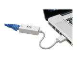 EATON TRIPPLITE USB 3.0 to Gigabit Ethernet NIC Network Adapter 10/100/1000Mbps White