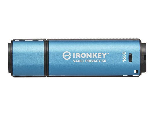 KINGSTON 16Go IronKey Vault Privacy 50 USB AES-256 Encrypted FIPS 197
