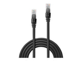 LINDY Cat.6 U/UTP Cable Black 0.5m