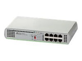 ALLIED 8 port 10/100/1000TX unmanaged switch with external power supply EU Power Adapter