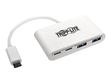 EATON TRIPPLITE 4-Port USB-C Hub USB C to 2x USB-A 2x USB-C USB 3.0 White