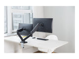 TNB ERGO Line Double Articulated Monitor Arm Ideal For Positioning 2 Screens Side By Side