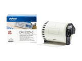 BROTHER Ruban DK tapes - Rouleau continu adhesif 103,6 mm x 30,48 m