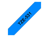 BROTHER P-TOUCH TZE-531 noir sur bleu 12mm