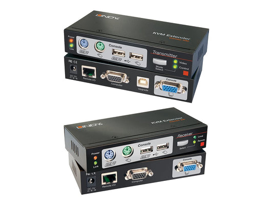 LINDY Kit extender KVM cat.5 combo 300 PS 2 USB & VGA