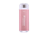 TRANSCEND ESD300P 1To External SSD USB 10Gbps Type C Pink